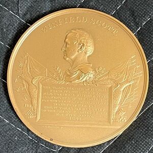 Bronze Winfield Scott Medalion